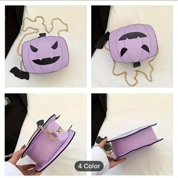 Purple Ghost shoulder strap Purse -New in Package - Picture 1 of 5